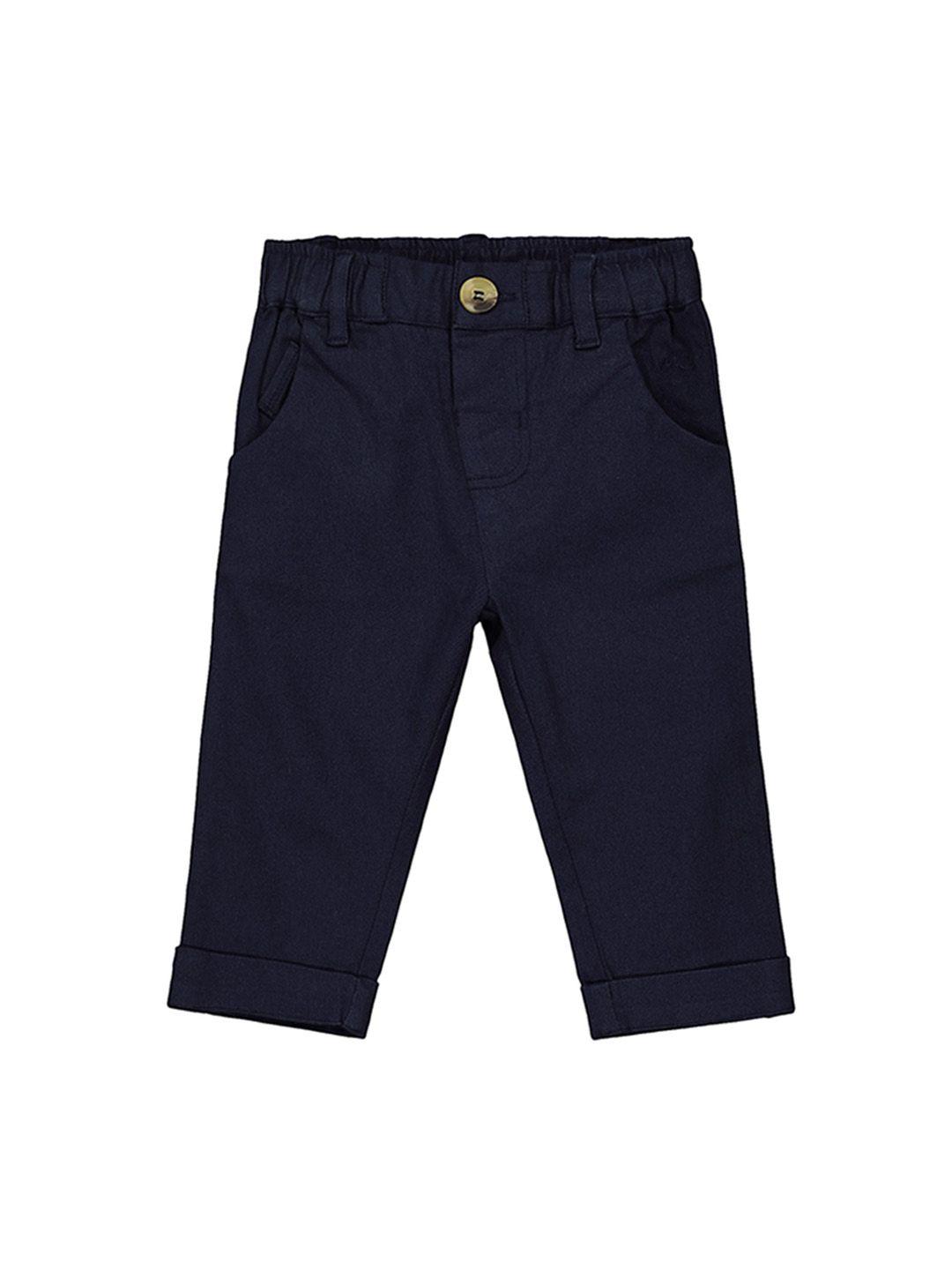 mothercare boys mid-rise casual chinos trousers
