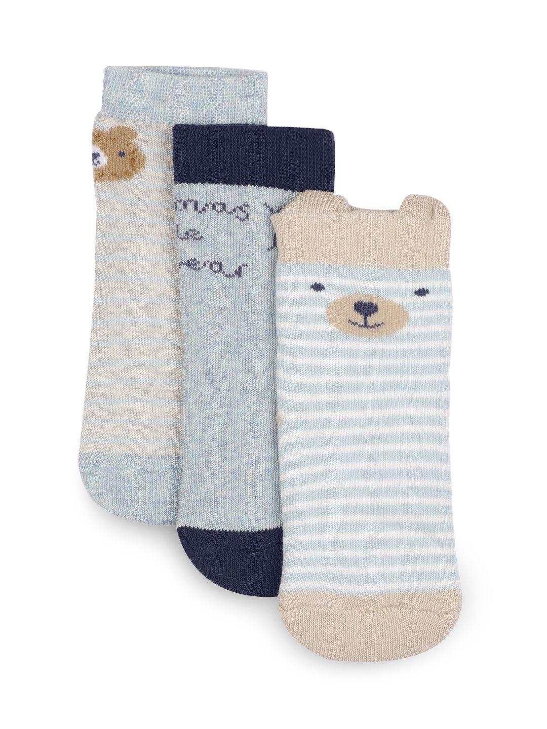 mothercare boys pack of 3 ankle length socks