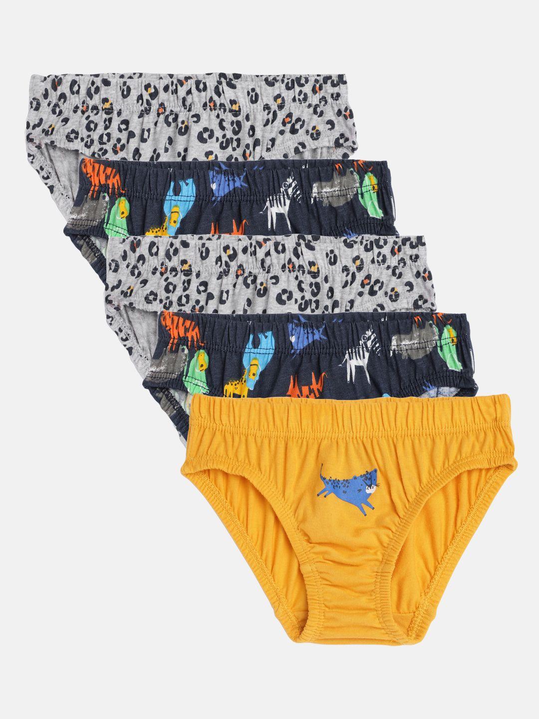 mothercare boys pack of 5 printed briefs