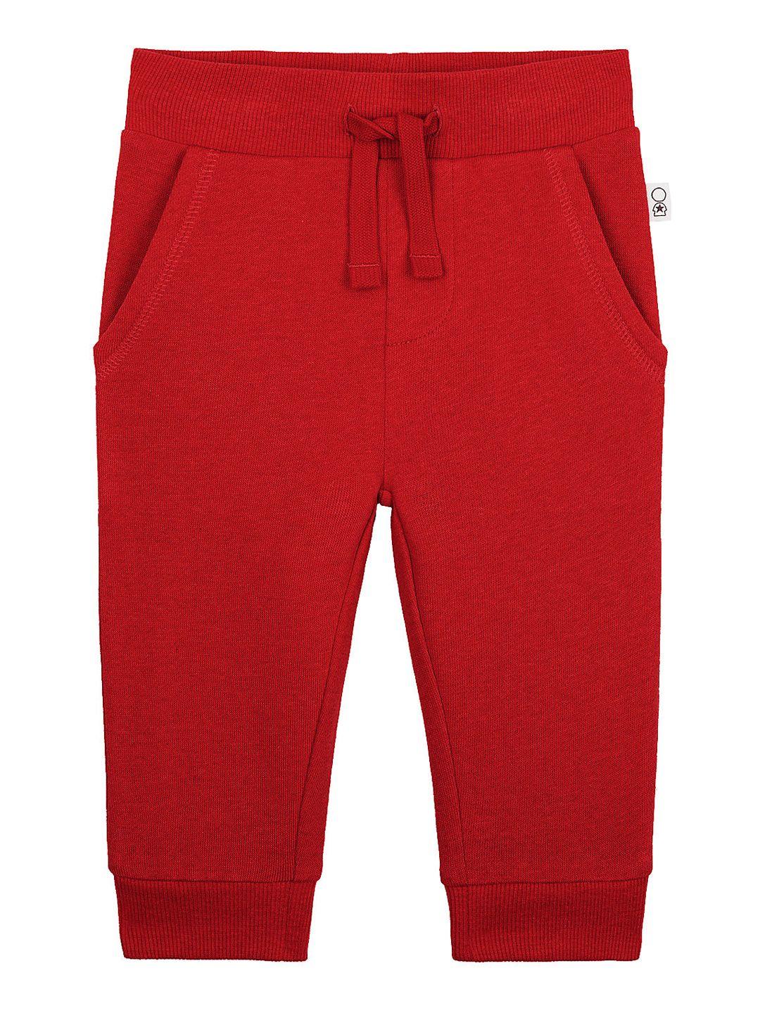 mothercare boys red pure cotton joggers