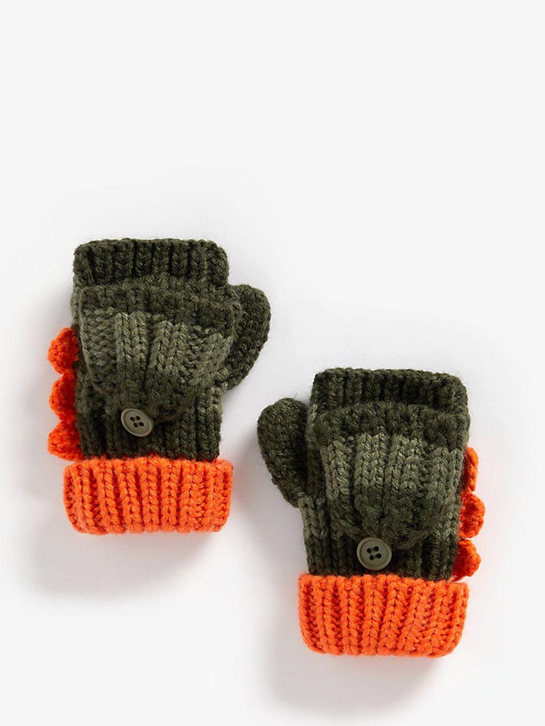 mothercare boys self design acrylic mittens