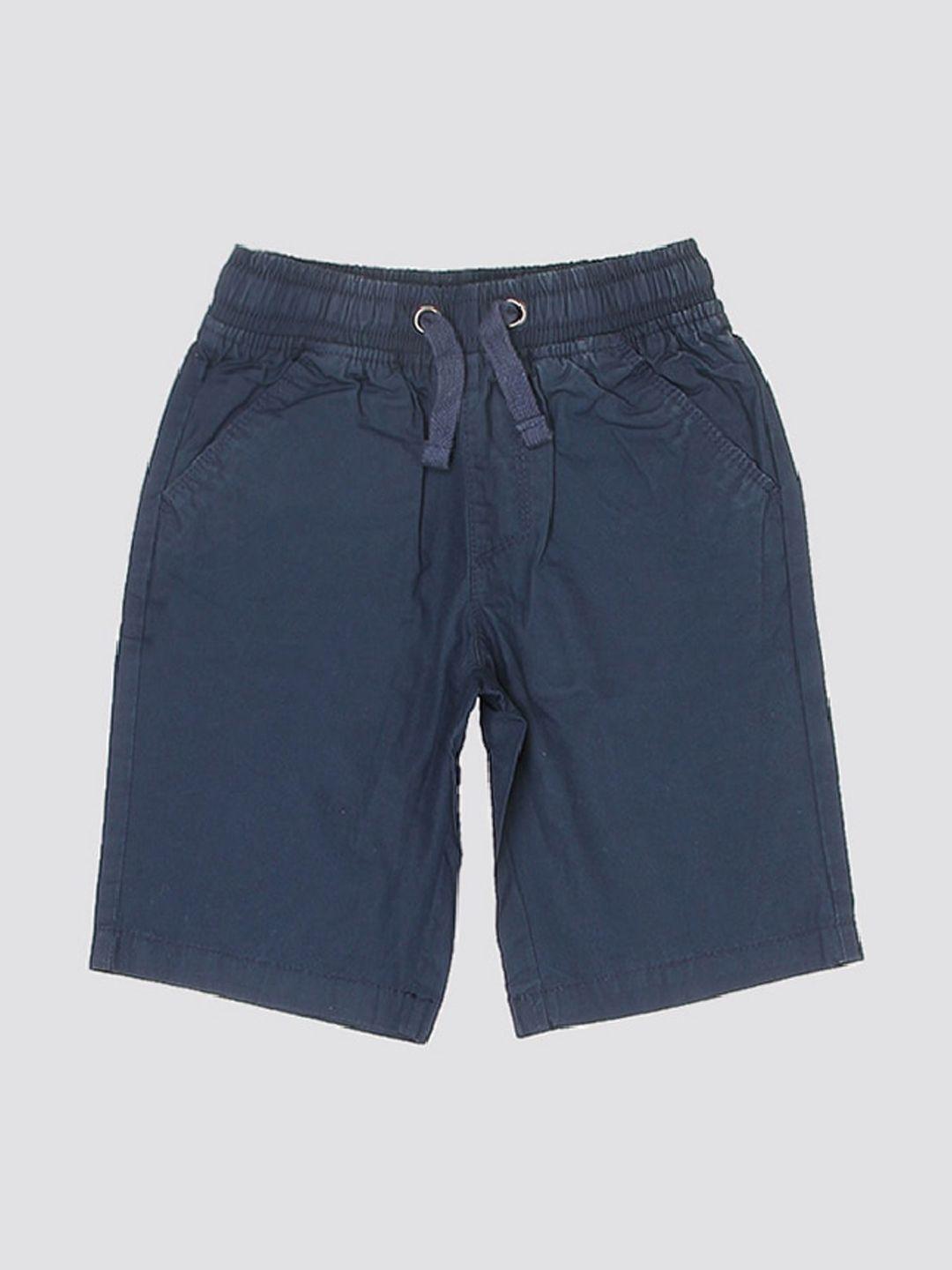 mothercare boys solid mid-rise shorts