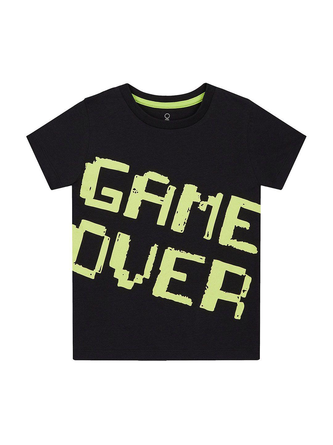 mothercare boys typography printed cotton t-shirt
