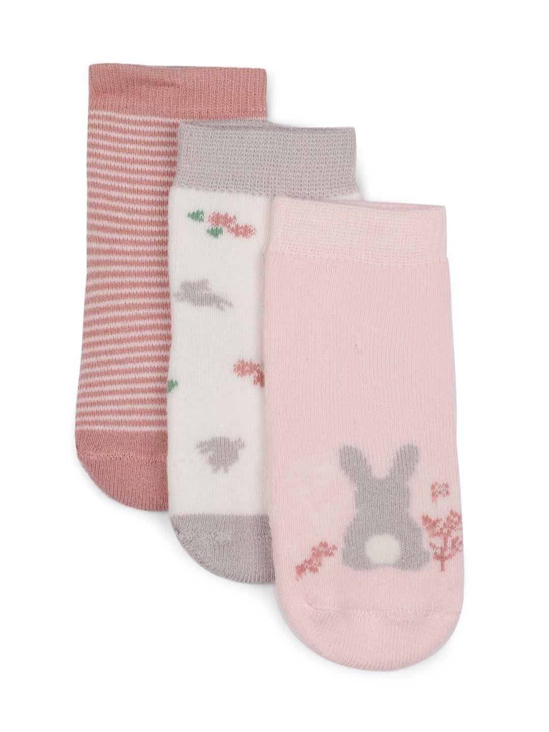 mothercare girls pack of 3 ankle length socks