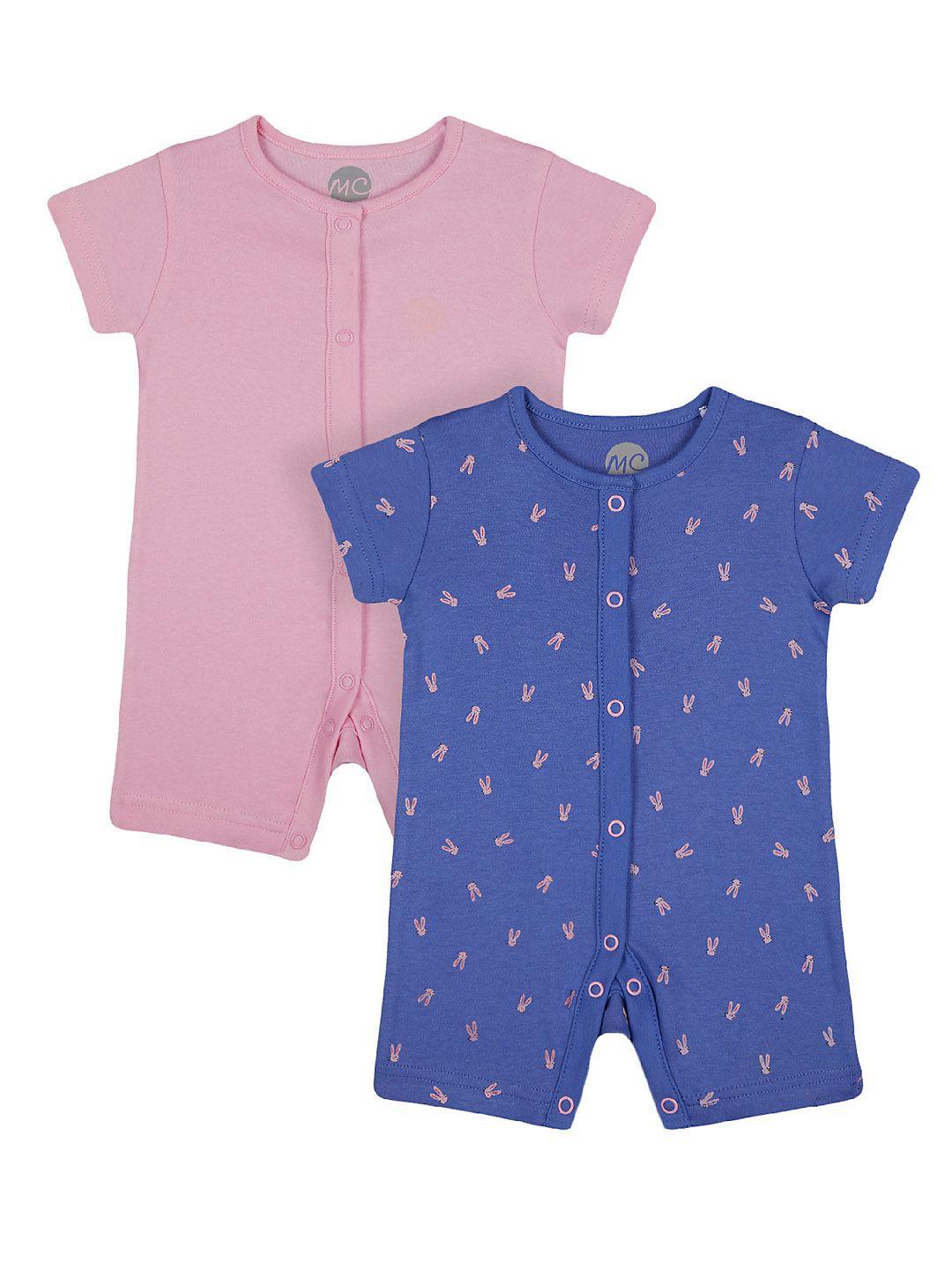 mothercare girls set of 2 rompers