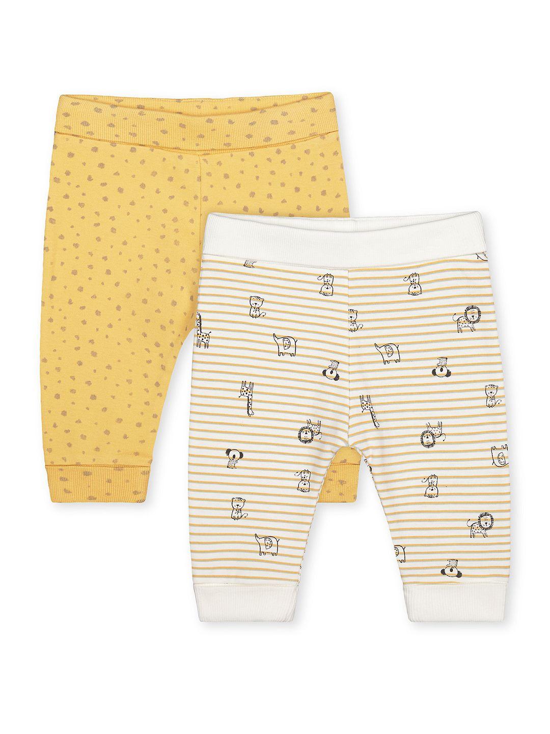 mothercare infant boys pack of 2 printed joggers