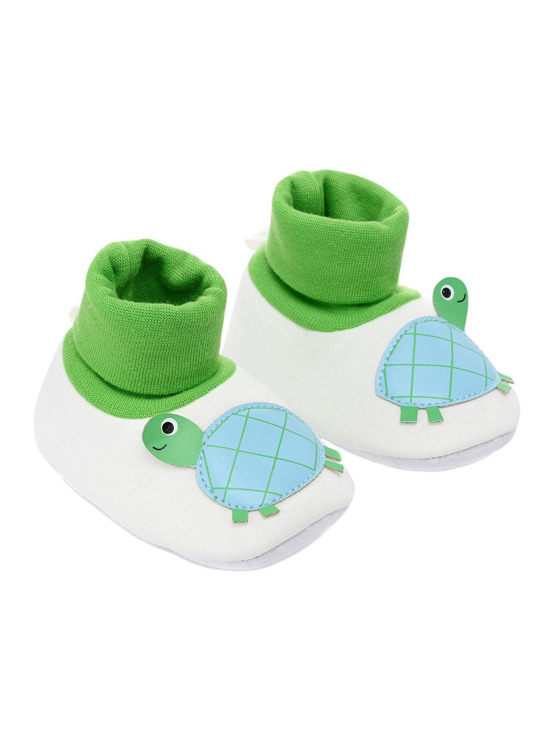 mothercare infant boys tortoise applique detail booties