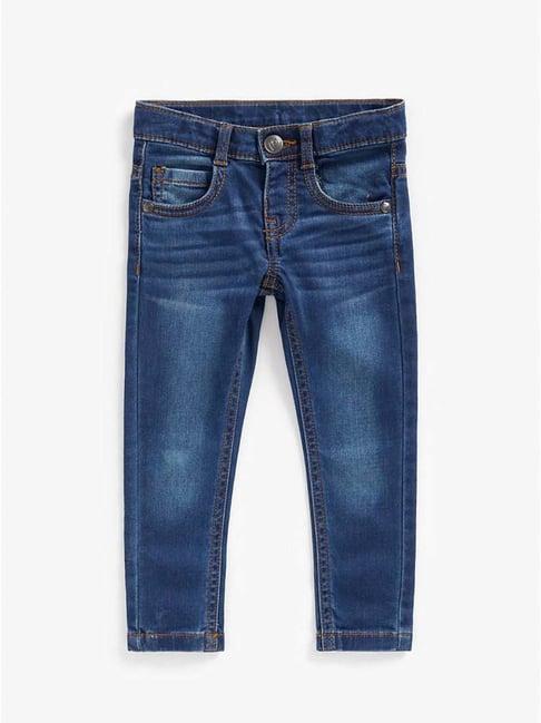 mothercare kids blue cotton regular fit jeans