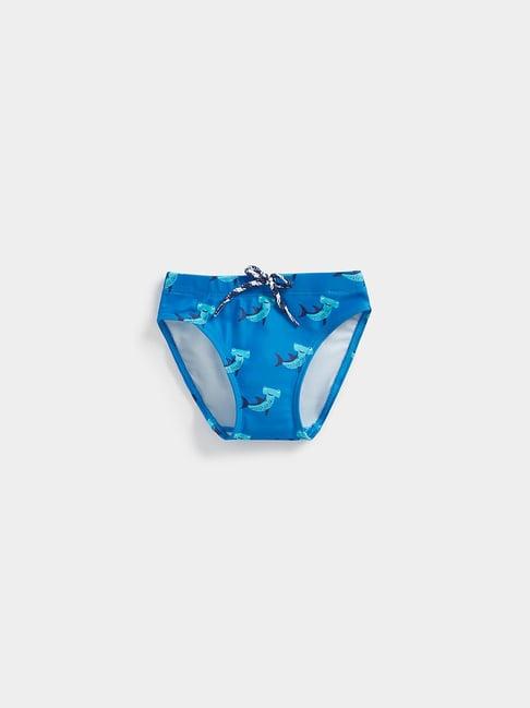 mothercare kids blue printed brief