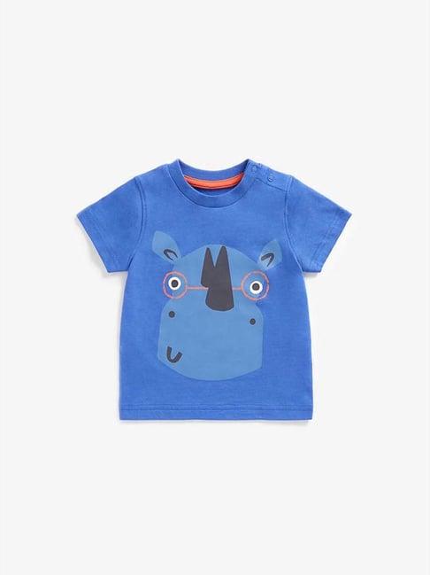 mothercare kids blue printed t-shirt
