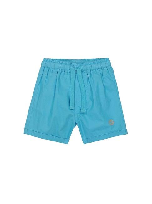mothercare kids blue solid shorts