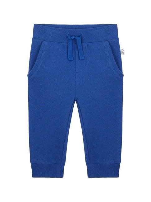 mothercare kids dark blue solid trackpants