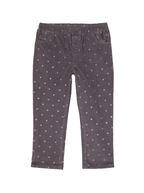 mothercare kids grey printed trousers