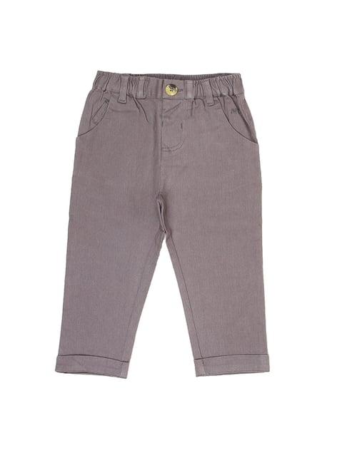mothercare kids grey solid trousers