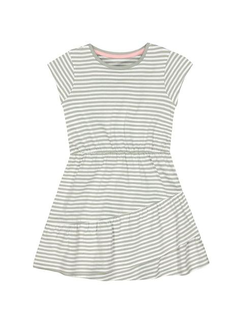mothercare kids grey striped dress