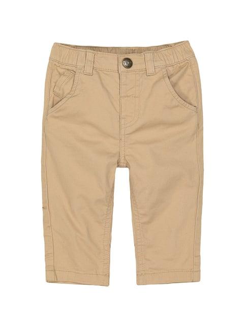 mothercare kids light brown solid trousers