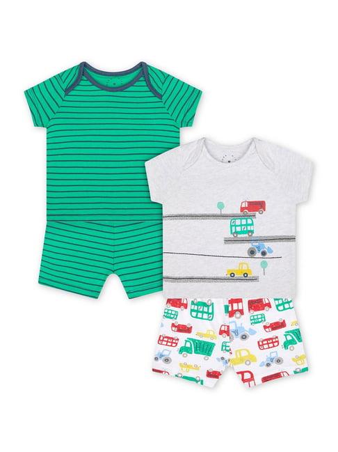 mothercare kids multicolor cotton printed t-shirt set