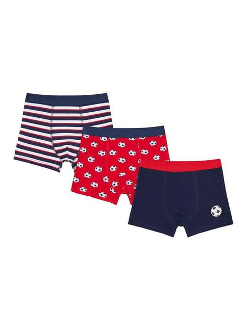 mothercare kids multicolor cotton printed trunk (pack of 3)