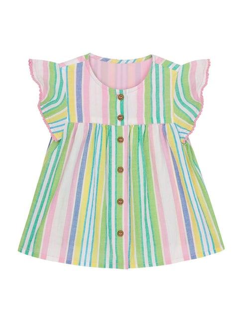 mothercare kids multicolor cotton striped top