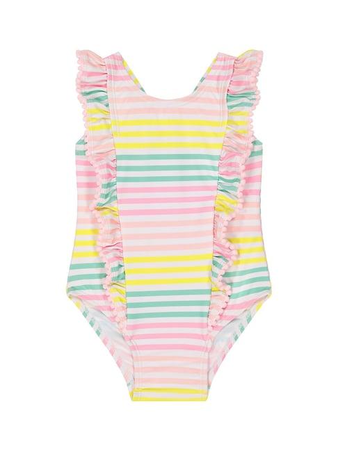 mothercare kids multicolor striped swimsuit