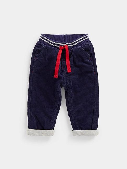 mothercare kids navy solid trackpants