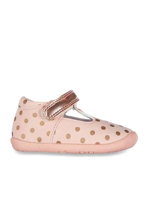 mothercare kids pink velcro shoes