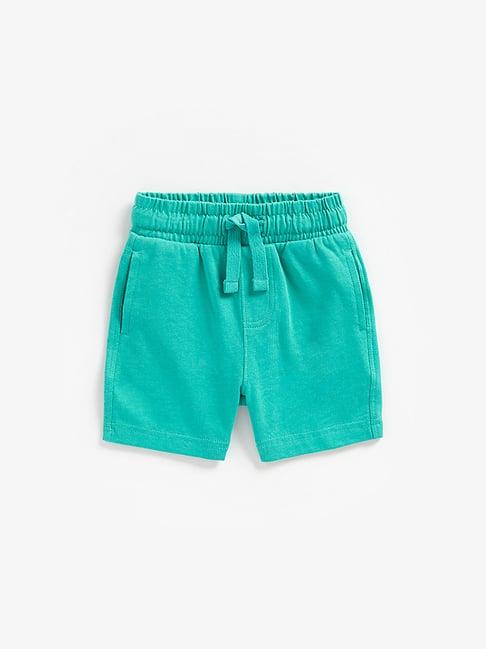 mothercare kids turquoise solid shorts