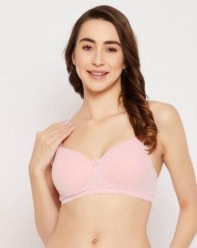 moulded t-shirt bra with adjustable straps