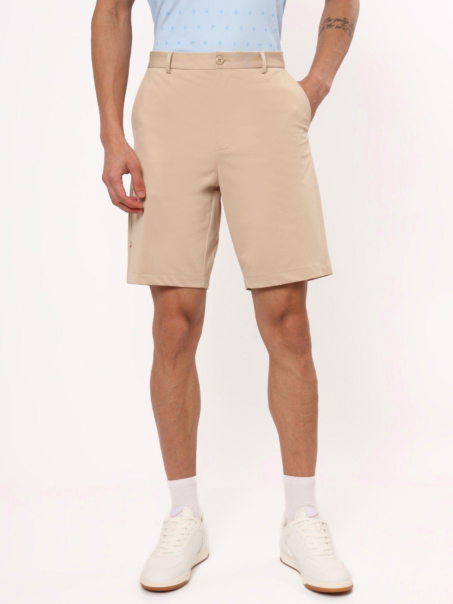move with ease solid polyester shorts