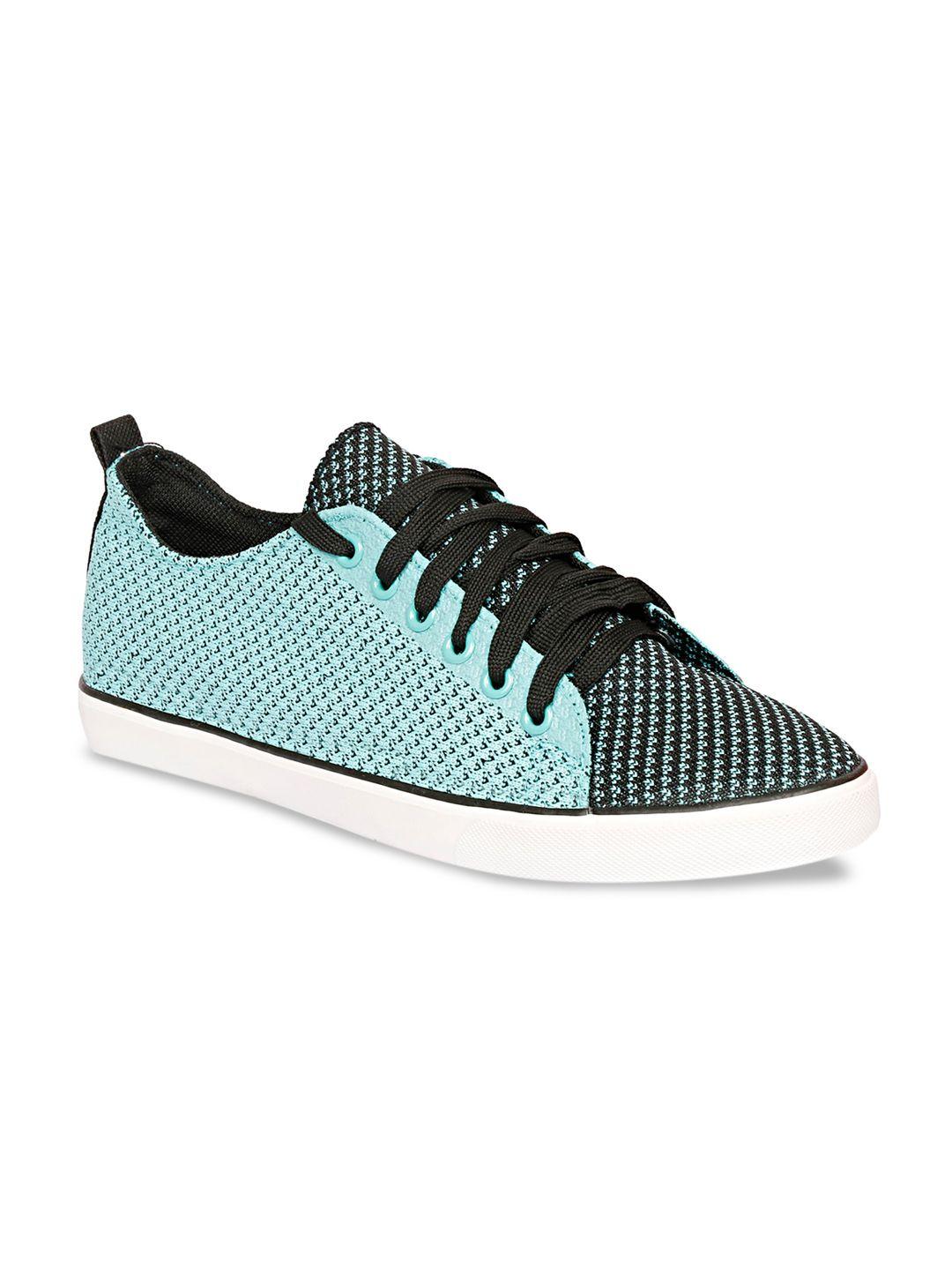 mozafia men green woven design sneakers