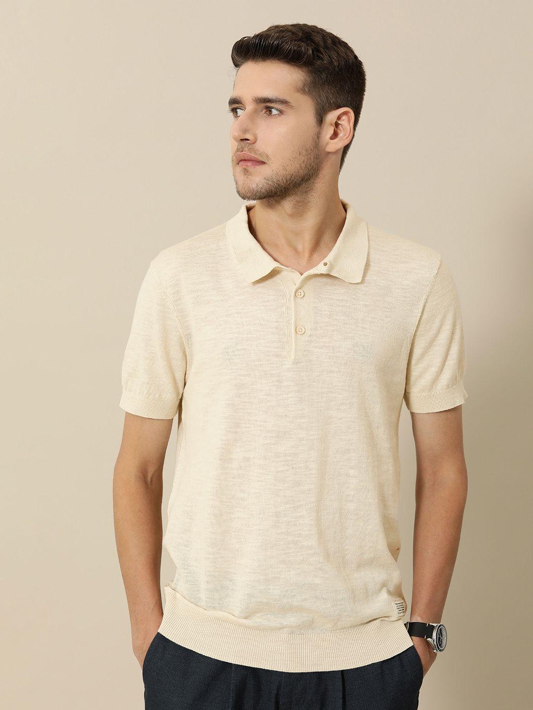 mr bowerbird men flat knit classic polo t-shirt