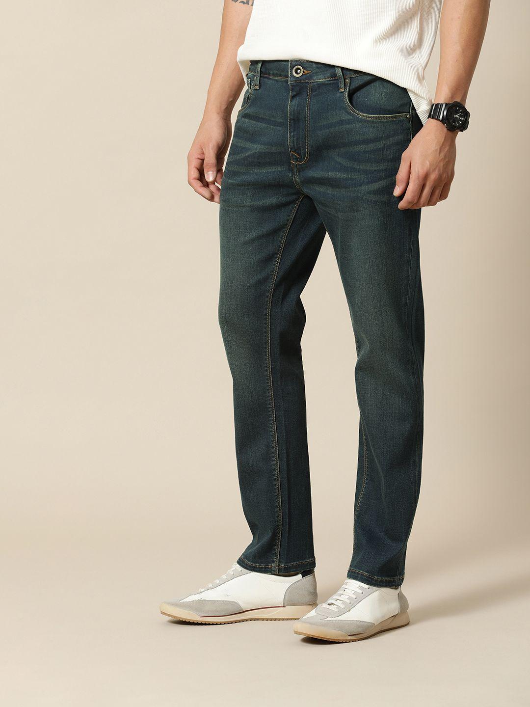 mr bowerbird men slim fit heavy fade stretchable jeans with a small notebook