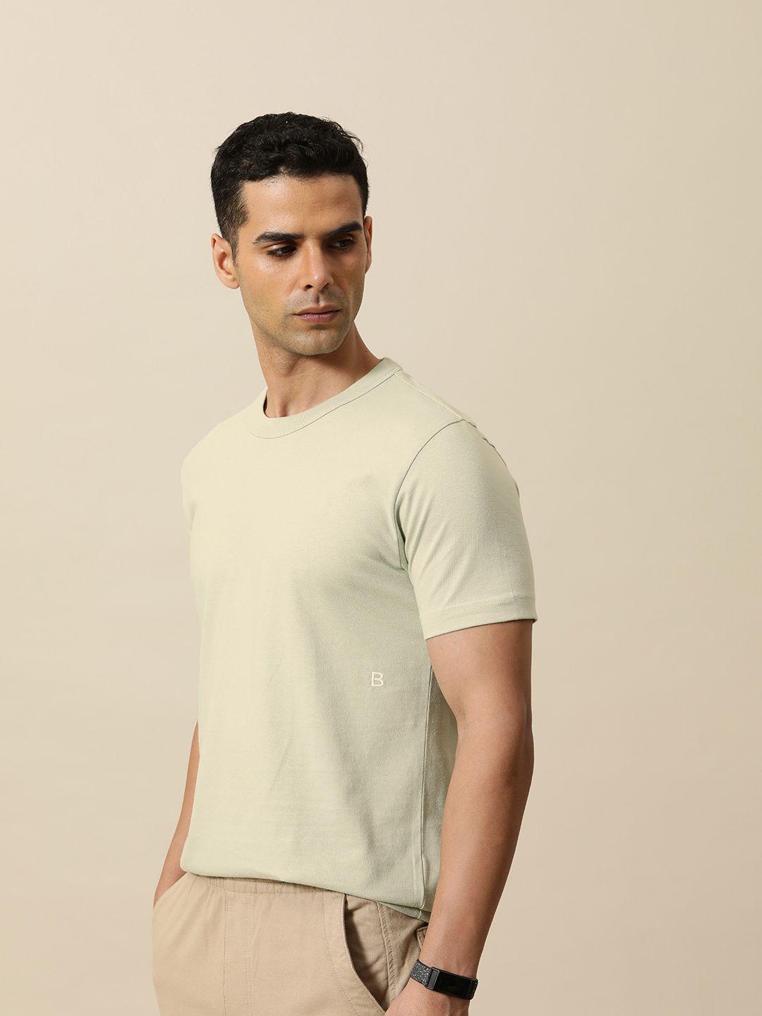 mr bowerbird round neck tailored fit t-shirt with a notebook