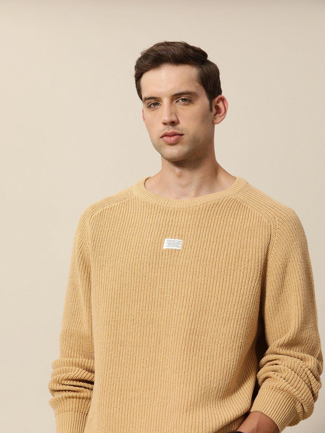 mr bowerbird self design oversized fit pullover sweater