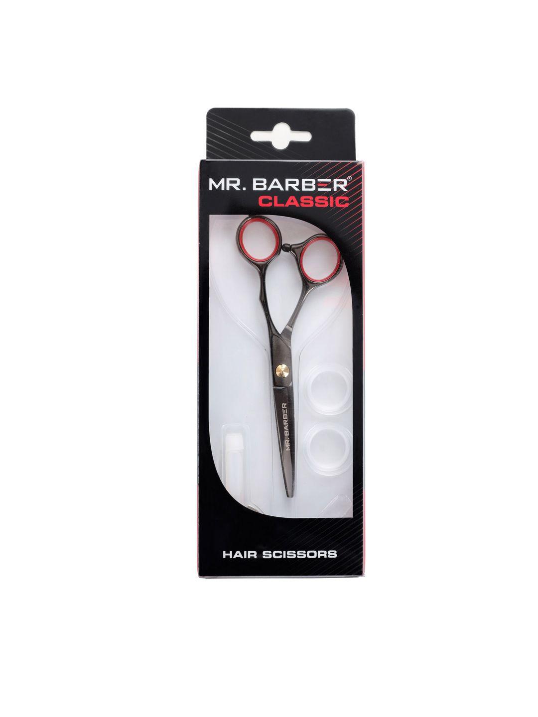 mr.barber silver classic titanium edge scissors