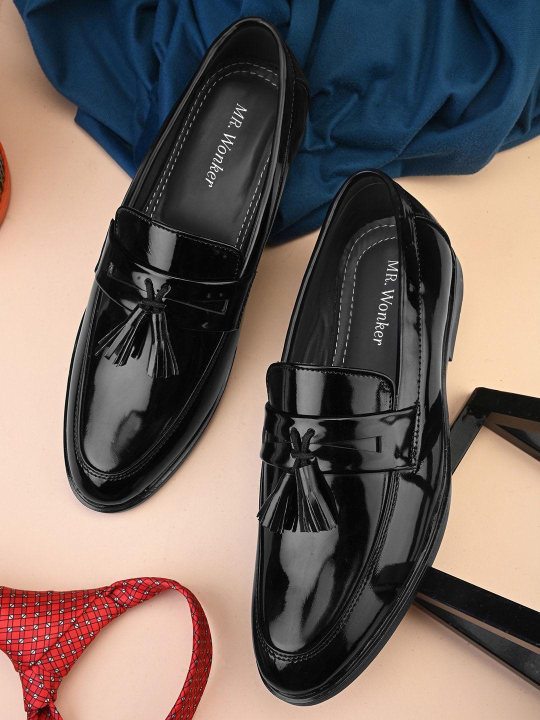 mr.wonker men tasselled round-toe formal loafers