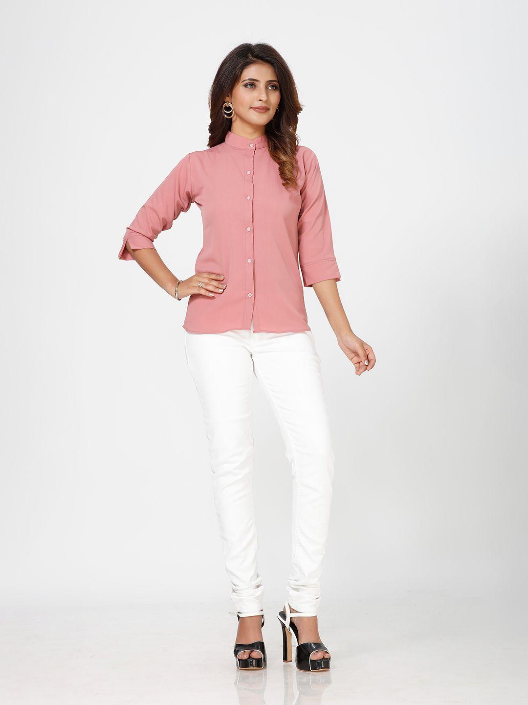 mrutbaa modern crepe casual shirt