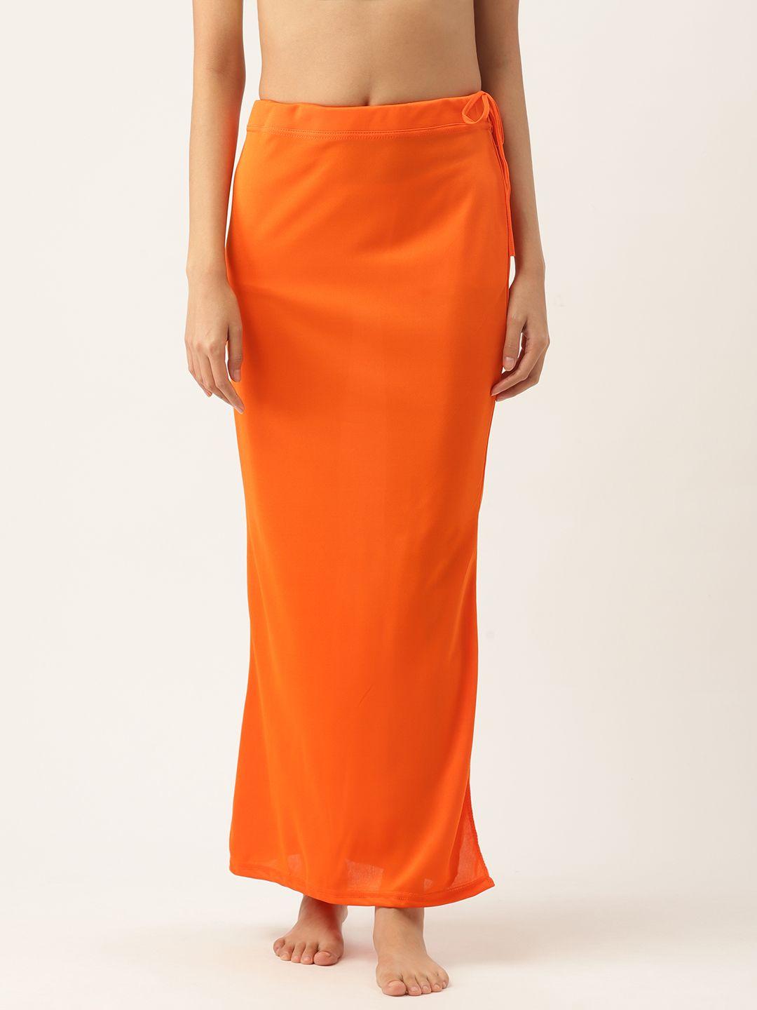 ms.lingies solid seamless saree shapewear
