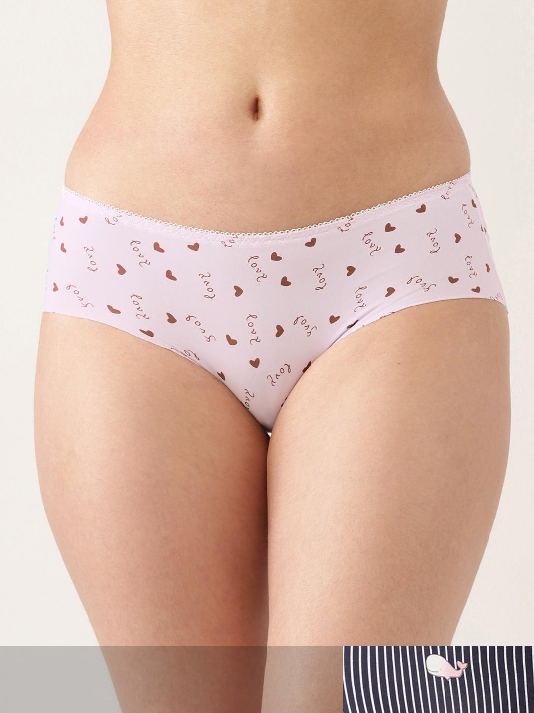 ms.lingies women pack of 2 printed hipster briefs msp101s