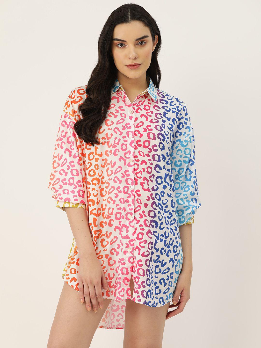 ms.lingies animal printed shirt nightdress