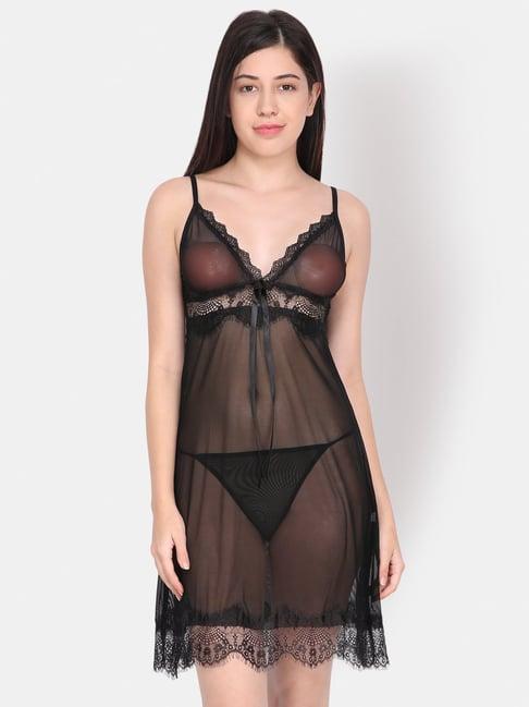 ms.lingies black lace work babydoll