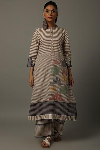 mud striped tunic with pants