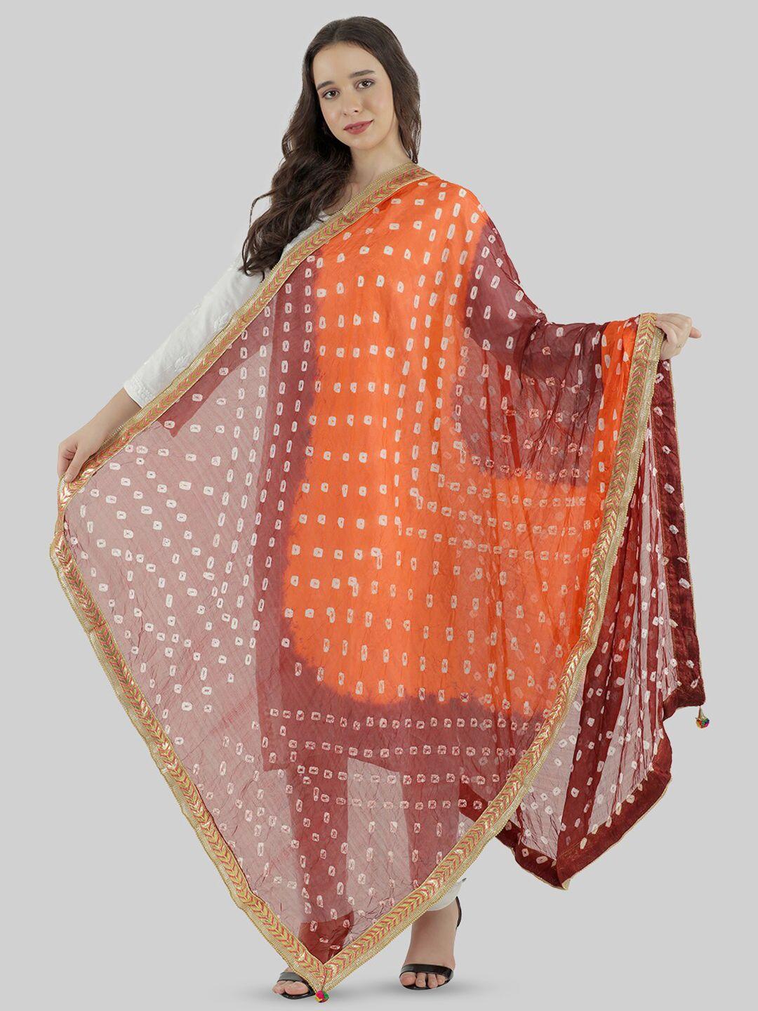 muffly printed gotta patti bandhani dupatta