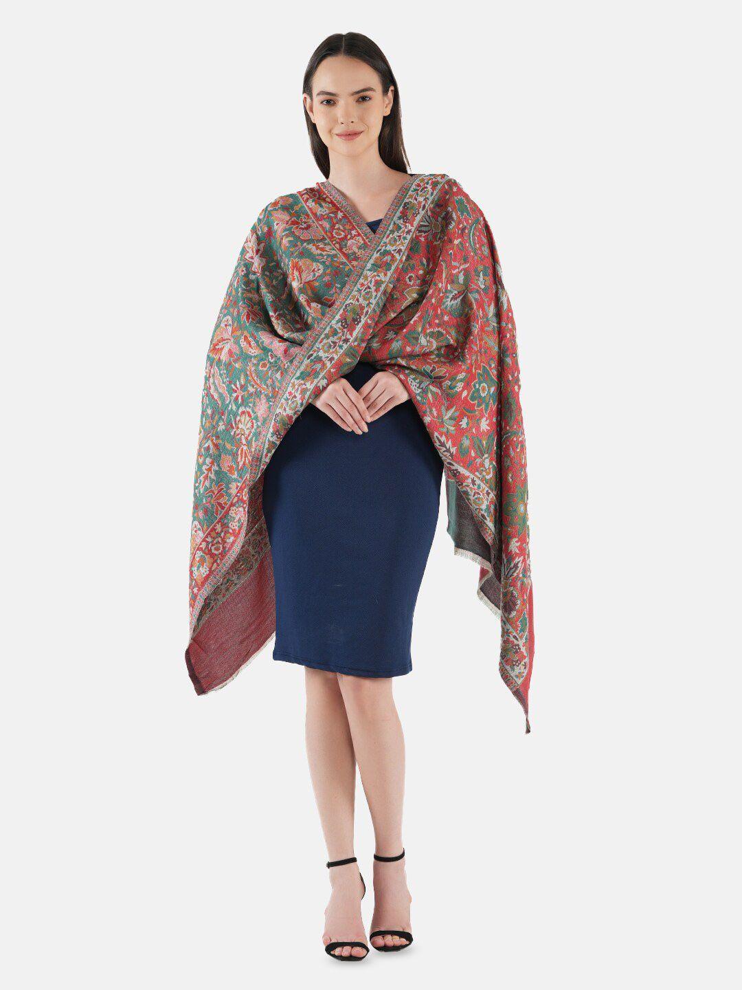 muffly women ethnic motifs woven design woollen stole