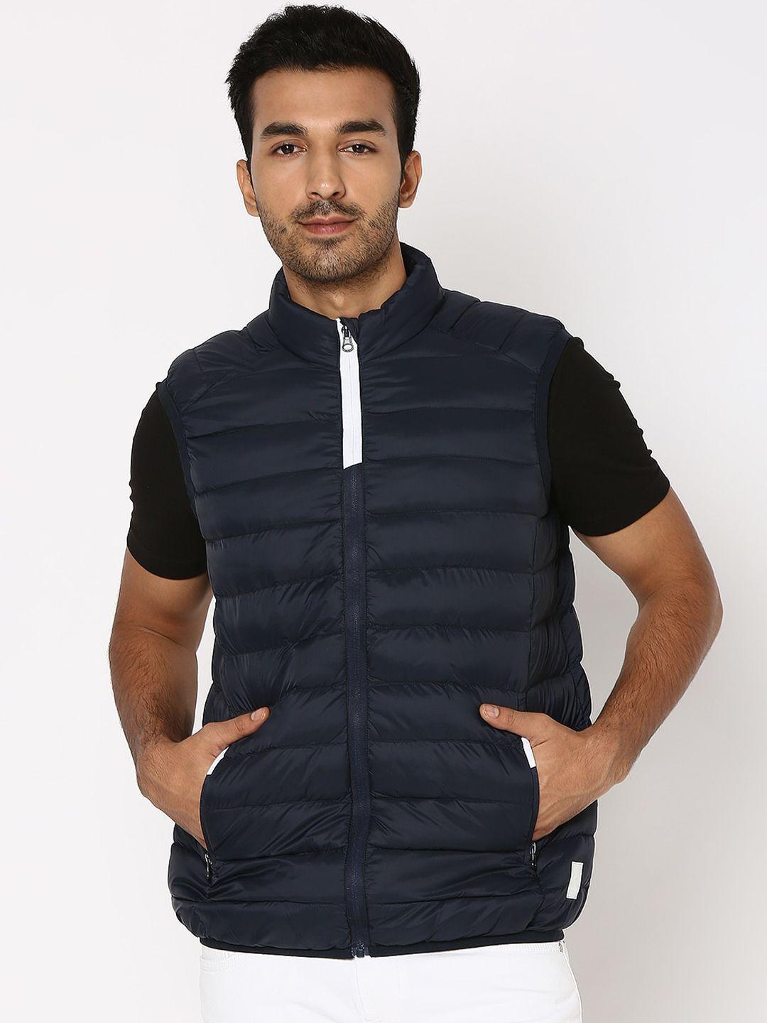 mufti mock collar sleeveless lightweight puffer jacket