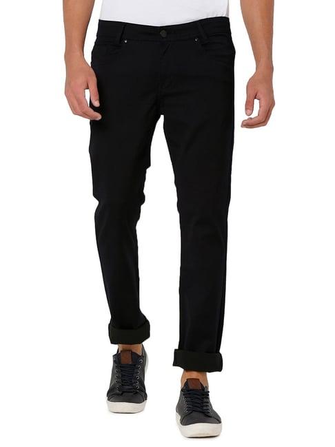 mufti dark navy super slim fit lightly washed jeans