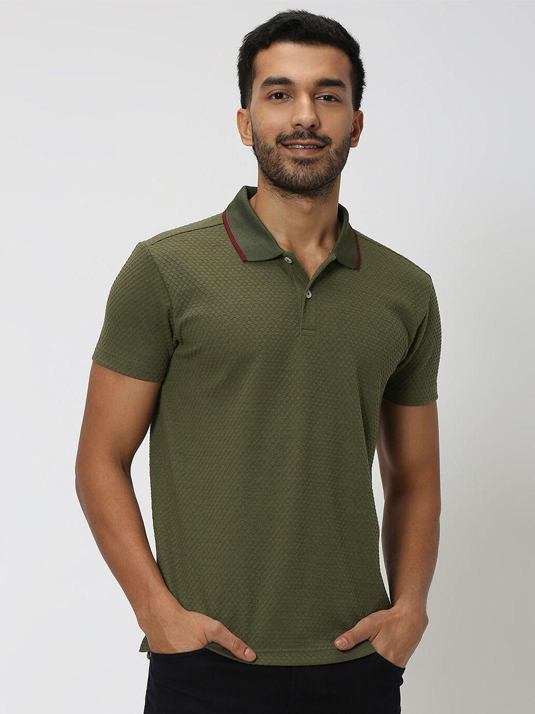 mufti polo collar slim fit  casual t-shirt