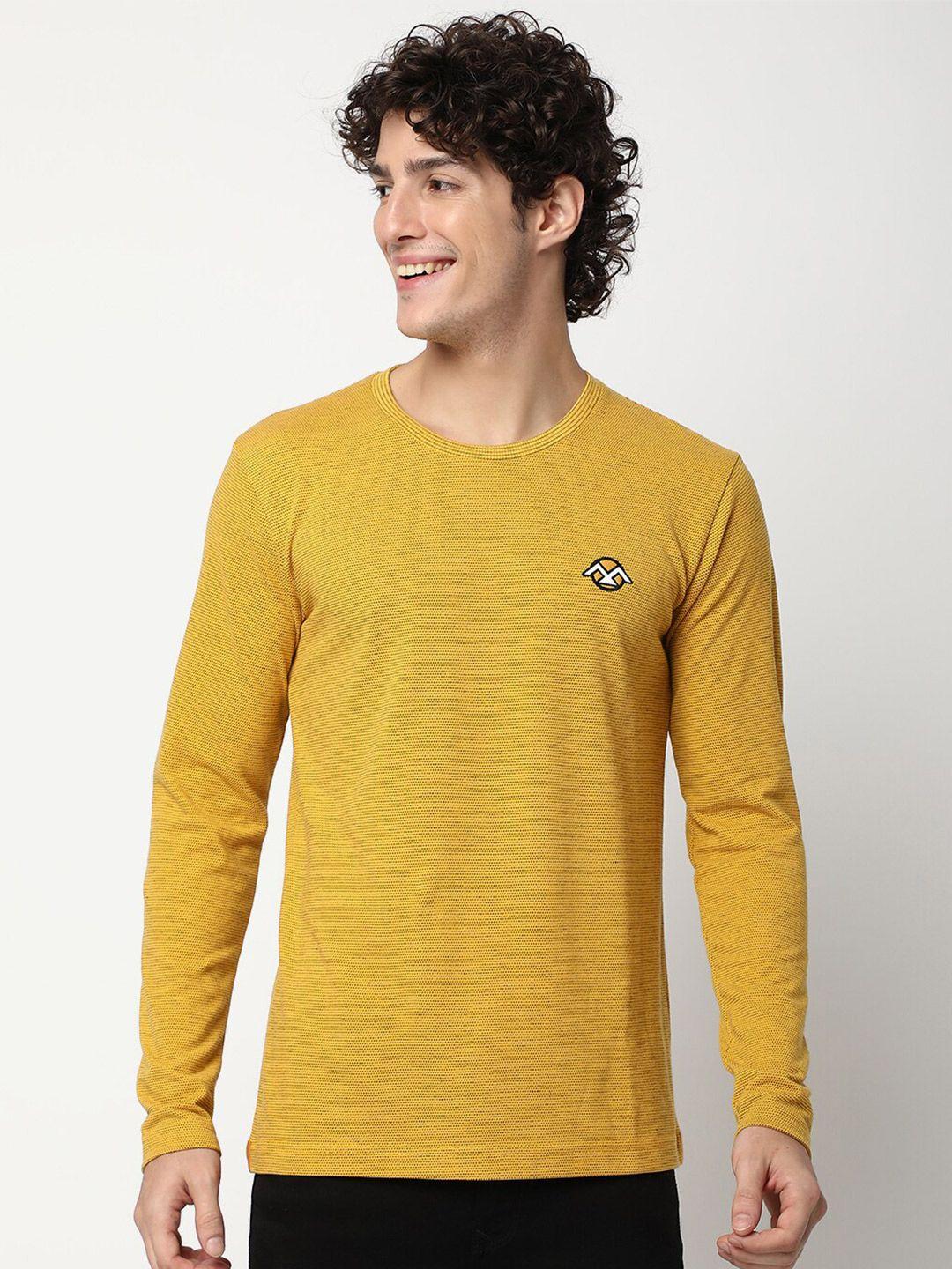 mufti round neck cotton t-shirt