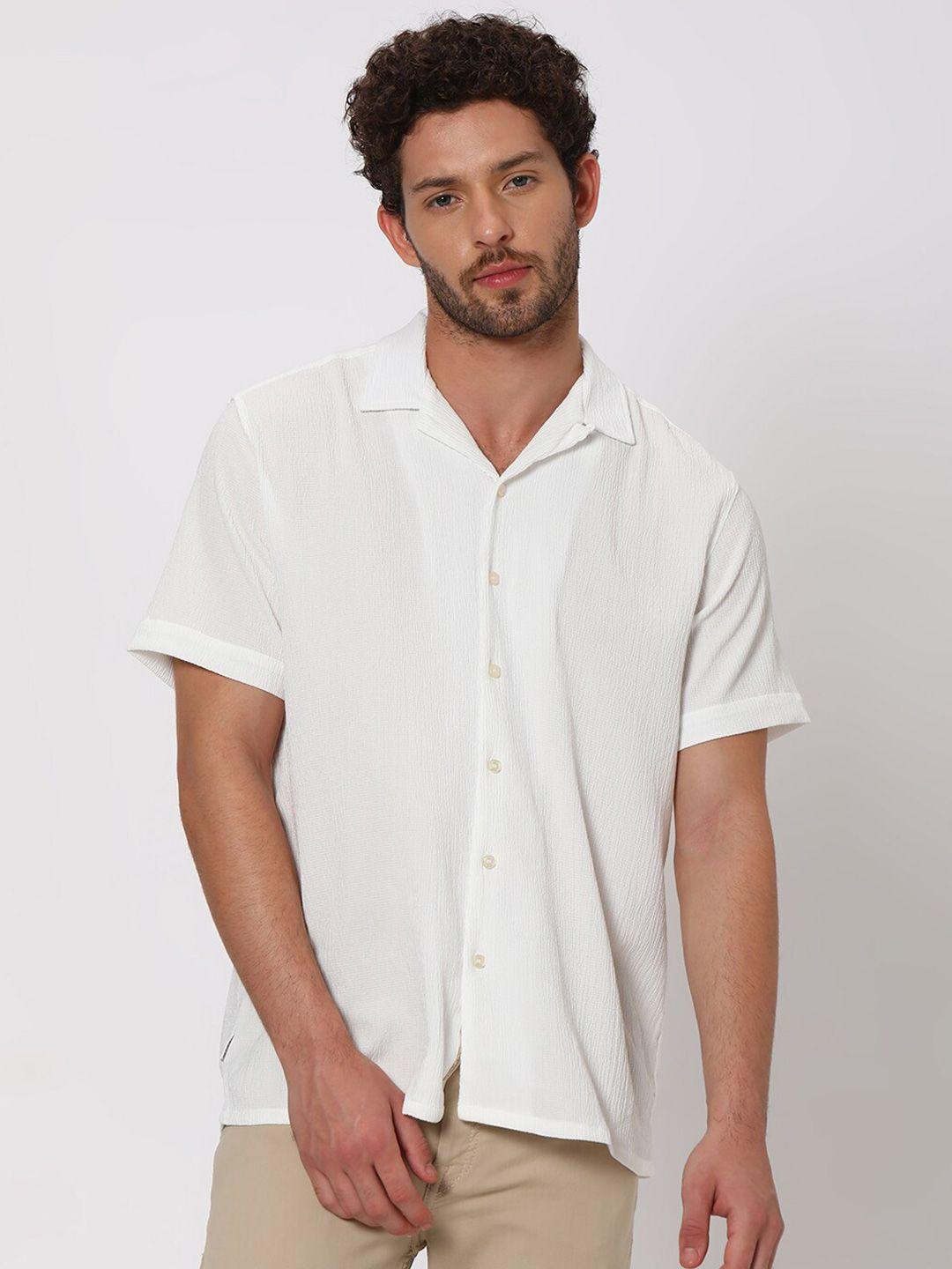 mufti slim fit casual shirt