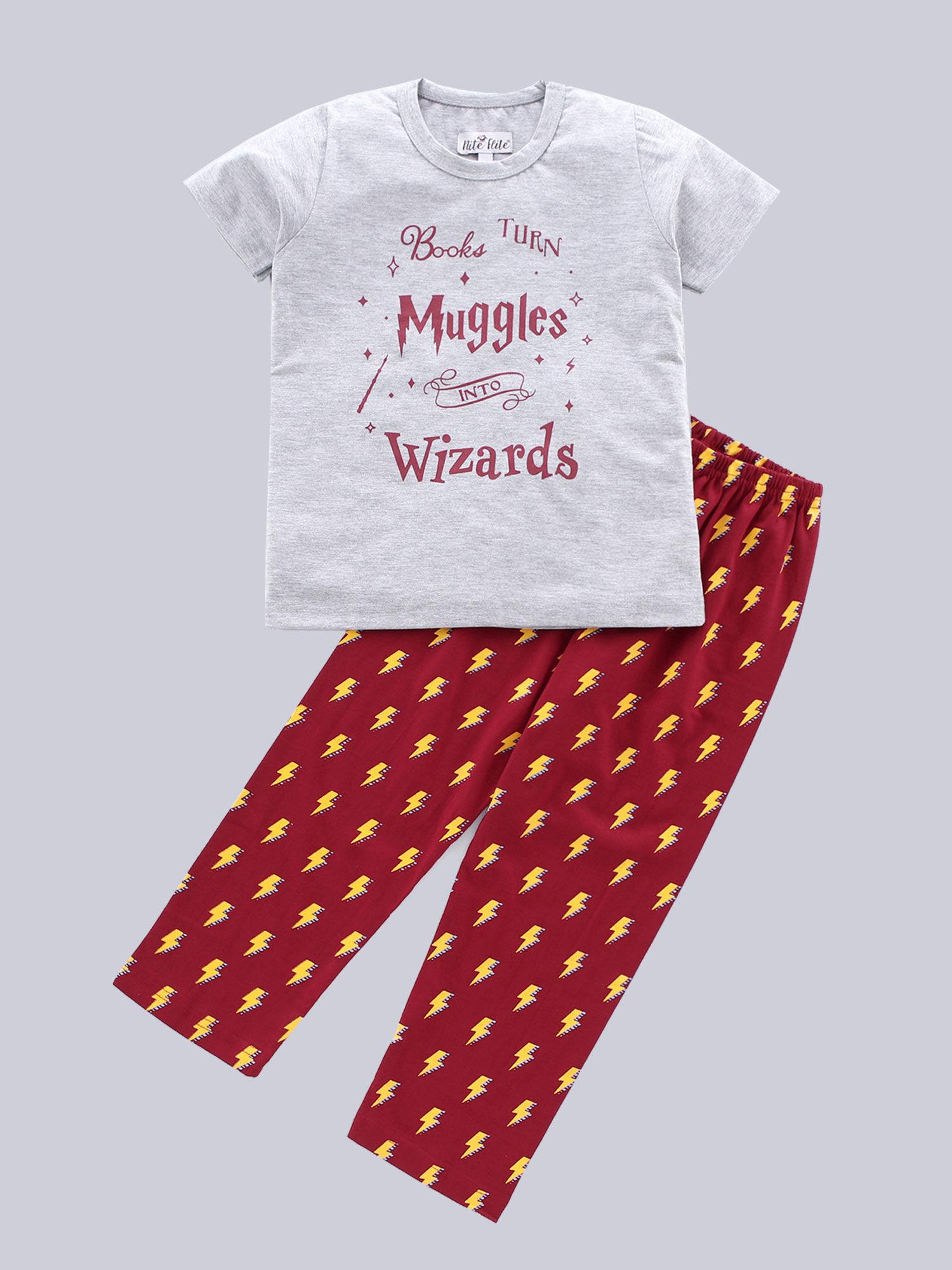 muggle magic pyjama set multi-color